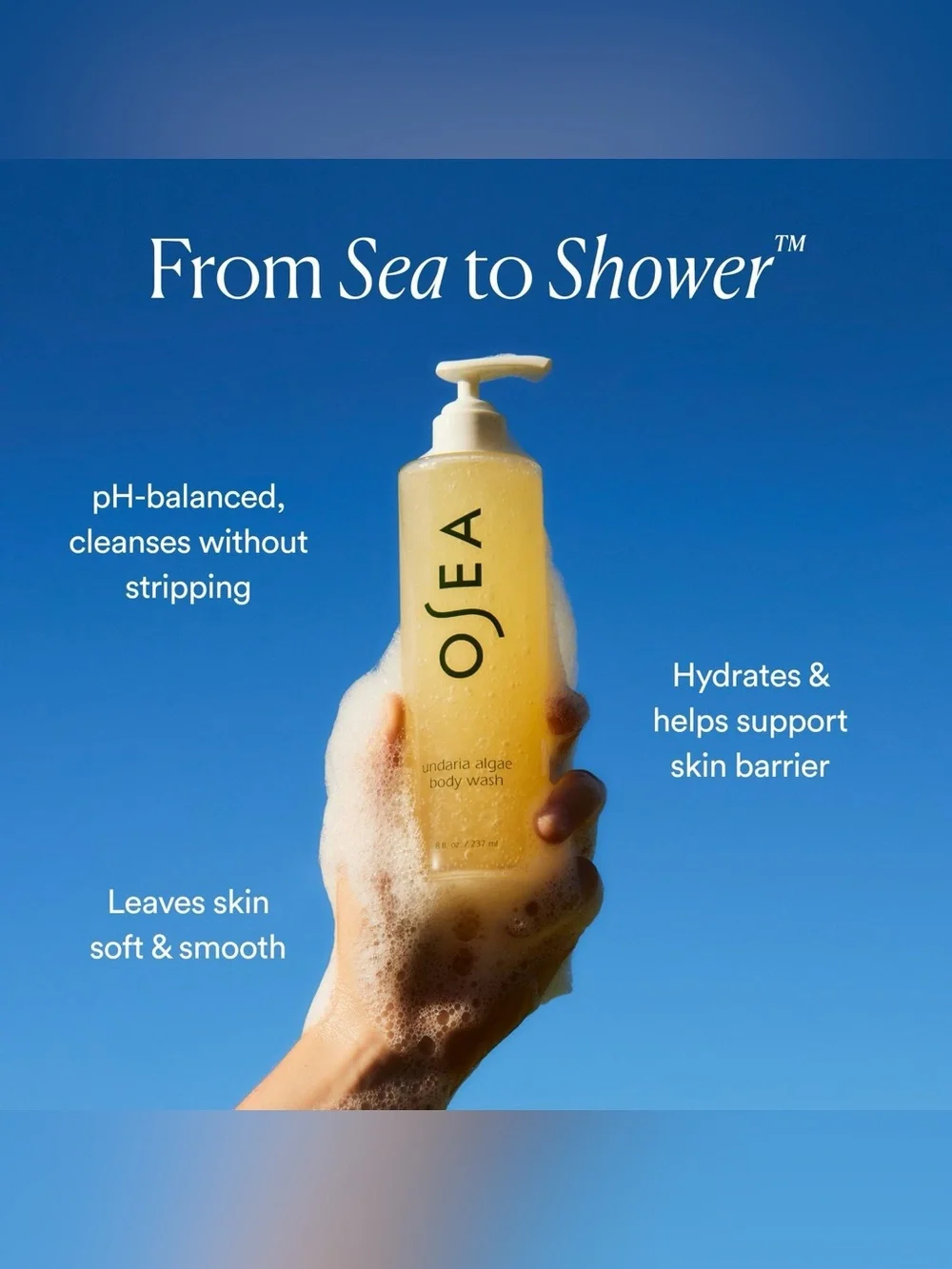 OSEA Undaria Algae Body Wash - White